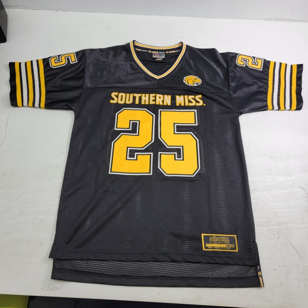 Southern Mississippi Golden Eagles Football Stitched Jersey Men's Sz M #25 EUC